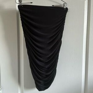 NWT!! Express XS / Black ruched on the sides skirt gorgeous
